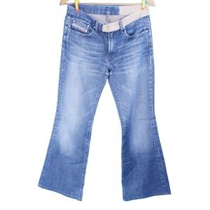 Diesel Womens Blue Jeans Flare Low Rise Size 29 X 28 Flared